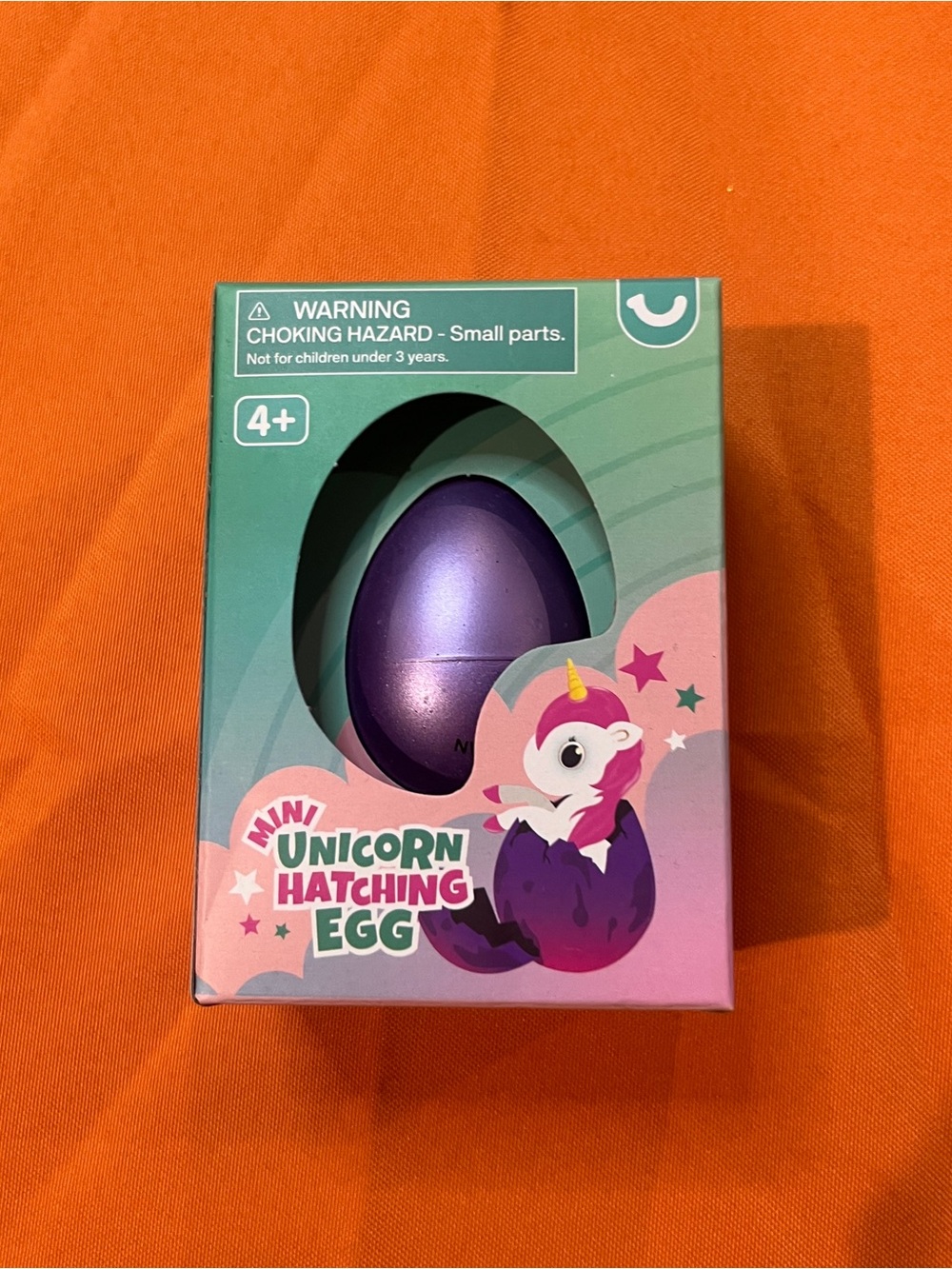 Mini Unicorn Hatching Egg - Purple